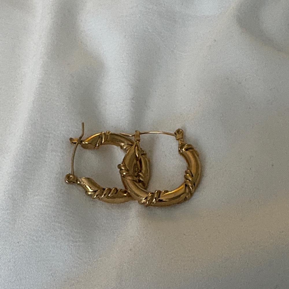 Elegant Gold Hoop Earrings